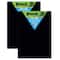 Flipside Products 18" x 24" Black Dry Erase Boards, 2ct.